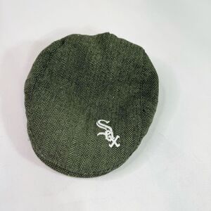 Chicago White Sox Chi Rish Newboy Cabbie Hat Kick Pro Gear Herringbone Green